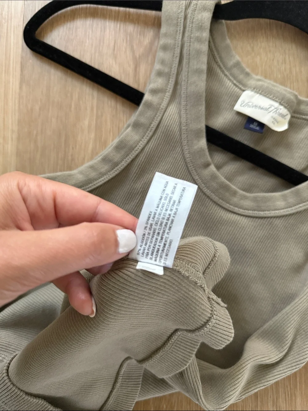 Universal Thread Ribbed Tank Top - Picture 3 of 3
